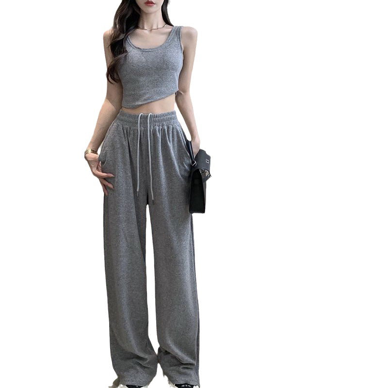 Conjunto Feminino de Tricô com Regata e Calça Pantalona - imagem 5
