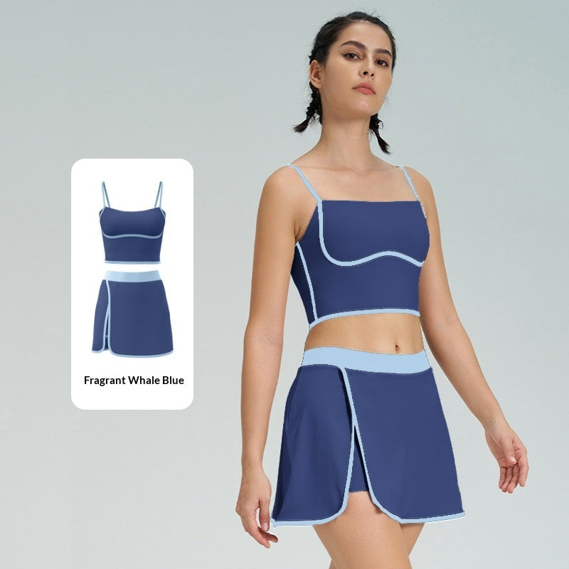 Conjunto Fitness Feminino com Regata e Short-Saia - imagem 1