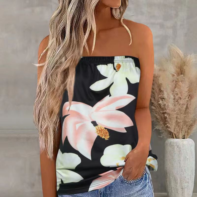 Regata Feminina Estampada com Decote Transpassado - imagem 10