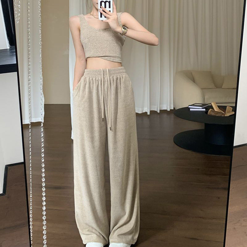 Conjunto Feminino de Tricô com Regata e Calça Pantalona - imagem 2