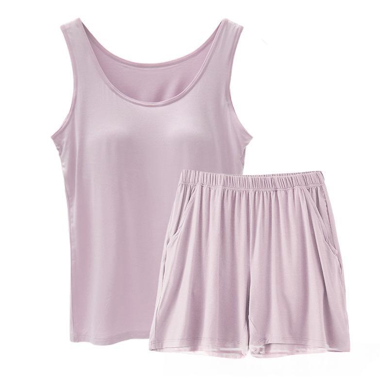 Conjunto Pijama Feminino Modal com Regata de Bojo - imagem 5